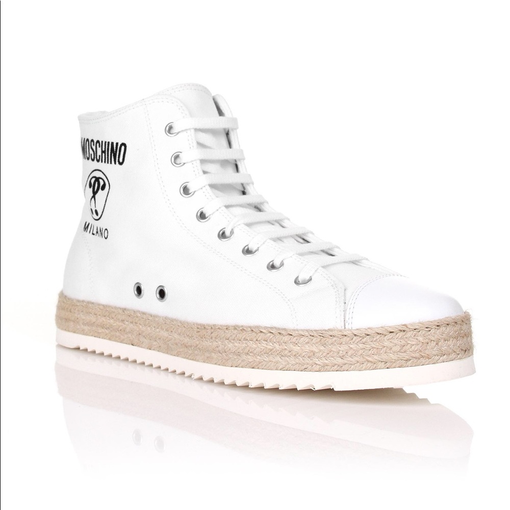 Moschino Espadrille Hi-Top Sneaker SZ 39